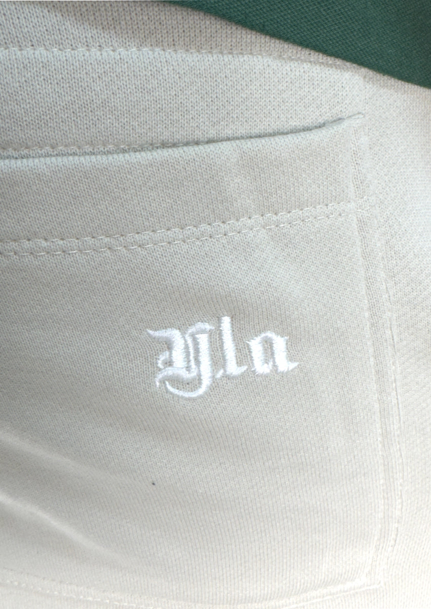 Younglay Branded Unisex Wide-Leg Trouser - Cream UT-33