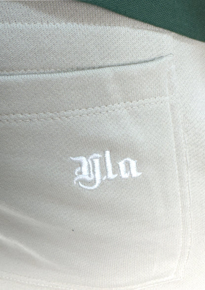 Younglay Branded Unisex Wide-Leg Trouser - Cream UT-33