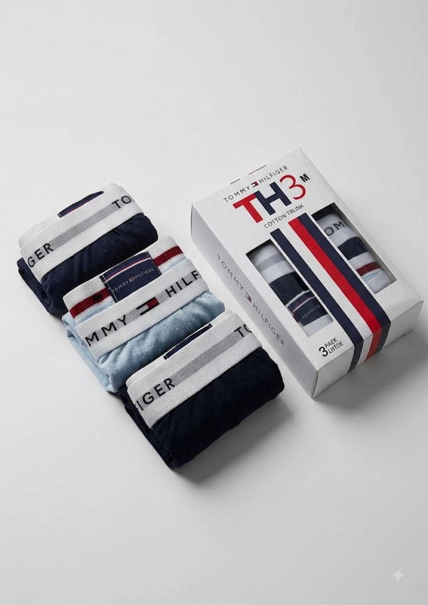 Tomie Hill Branded Men's Solid  Boxer (Pack of 3)