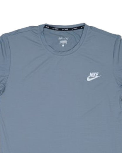 Nikk Men’s Performance Crew Neck Dri-fit T-Shirt - Steel Blue MDT-25