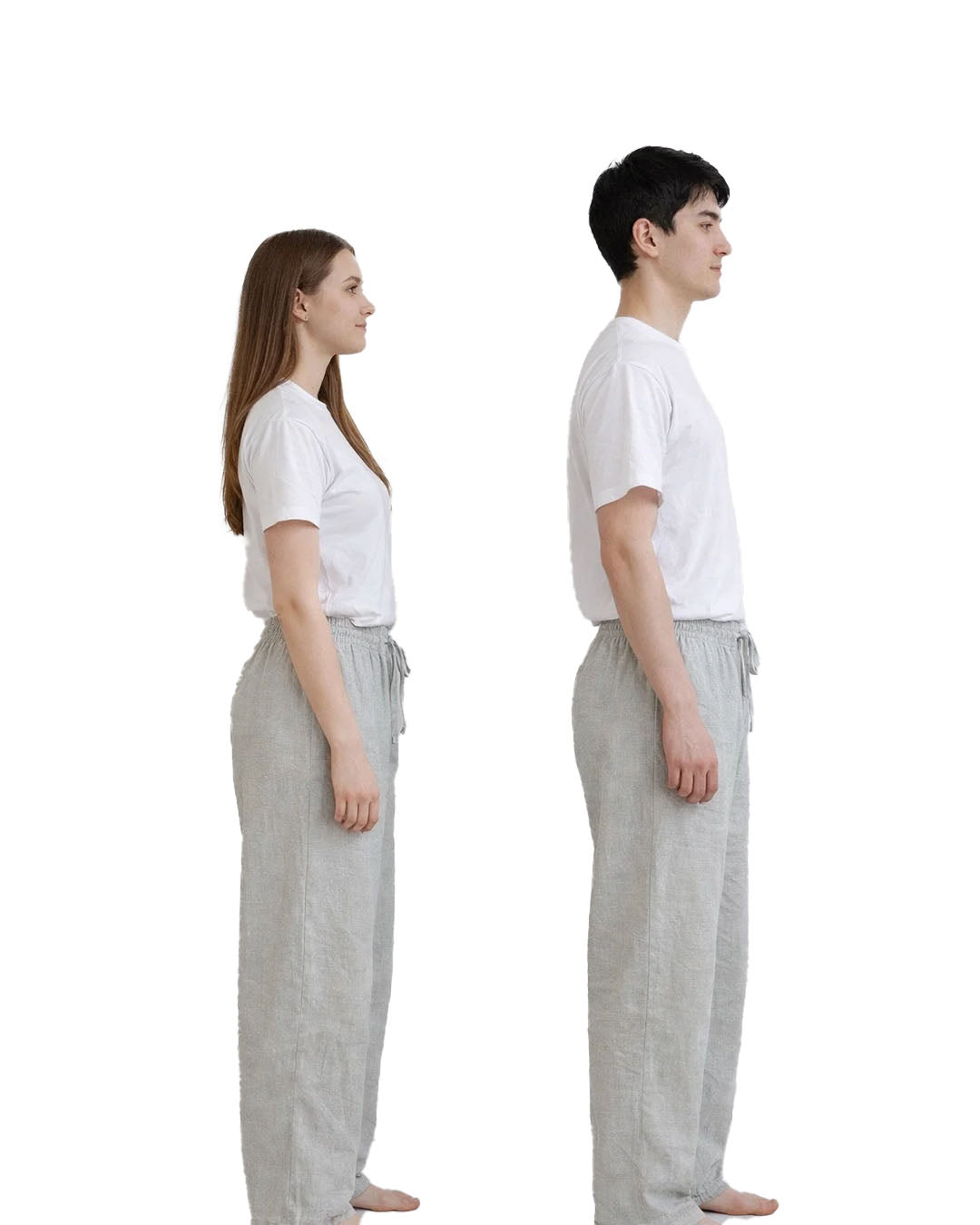 Zelig Branded Unisex Relaxed Fit Trouser - Light Grey UT-31