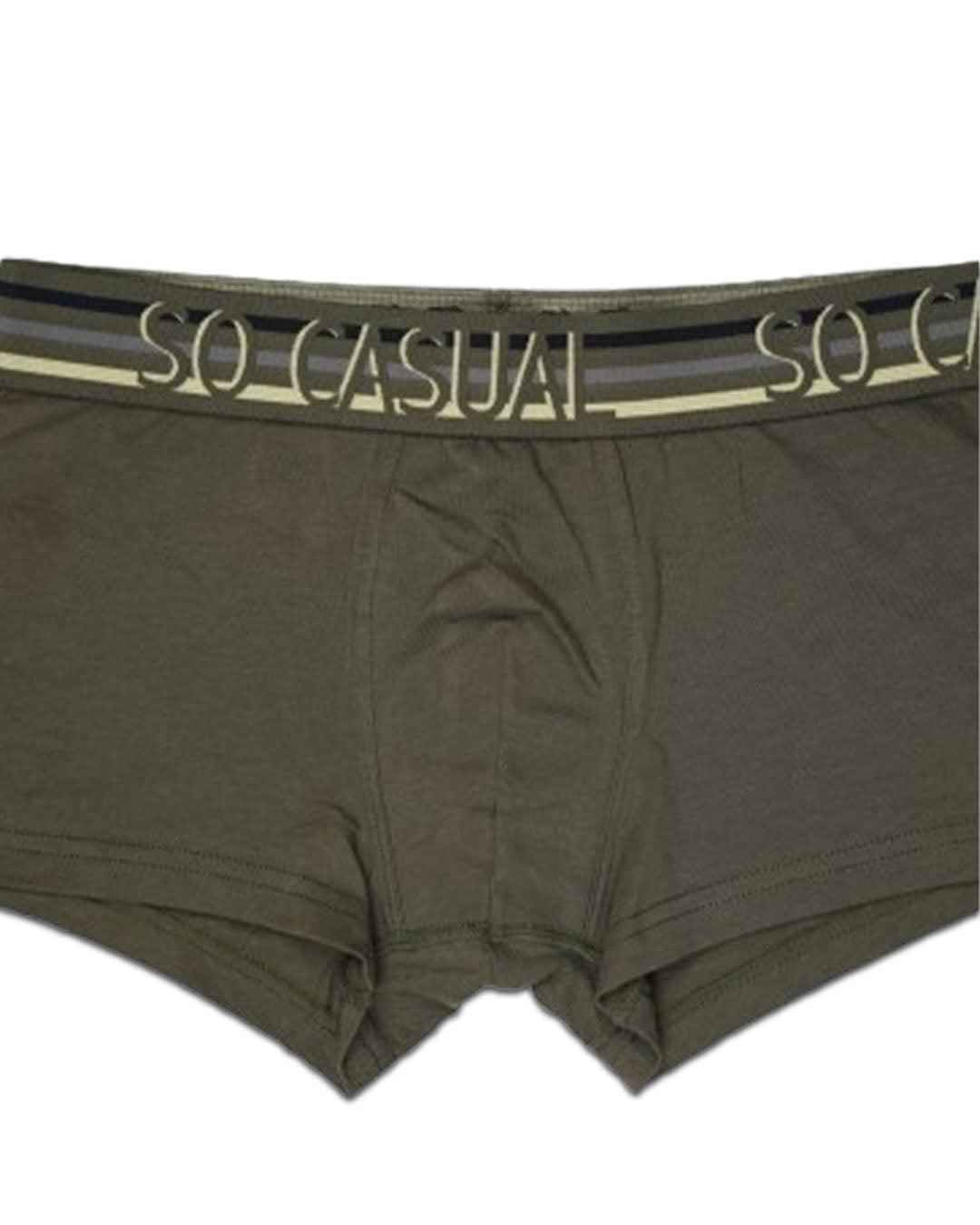 Branded So Casual Men’s Boxer Briefs – Olive Green BR-02