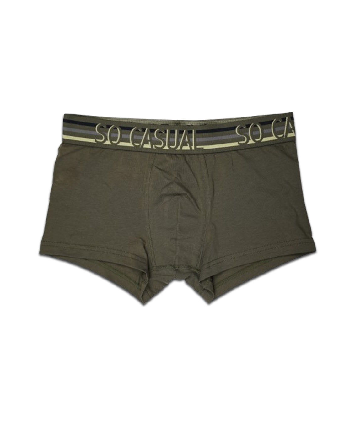 Branded So Casual Men’s Boxer Briefs – Olive Green BR-02