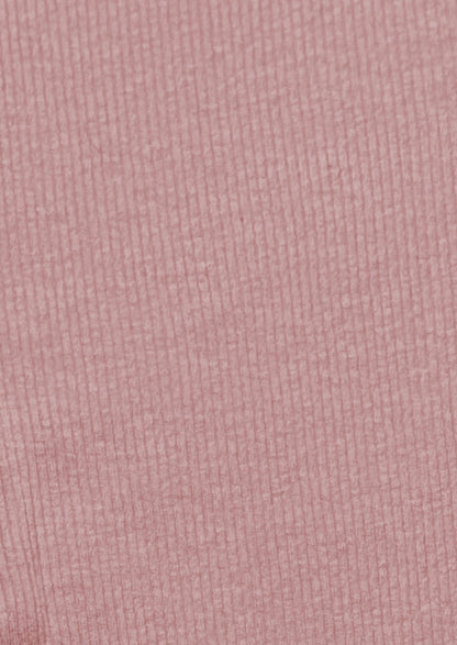 Branded Girl's Dusty Pink Ribbed Tights GTD-21