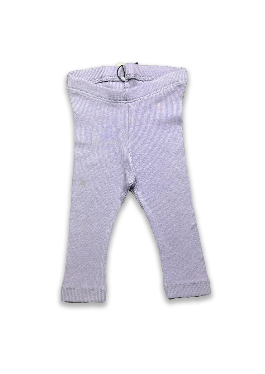 Branded Girl's Purple Ribbed  Tights GTD-21