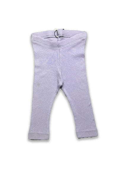 Branded Girl's Purple Ribbed  Tights GTD-21