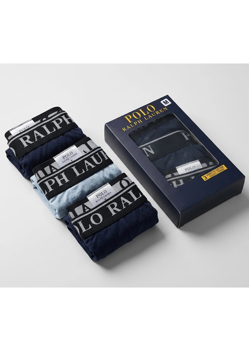 Ralp Lauren Branded Branded Men's Solid  Boxer (Pack of 3)