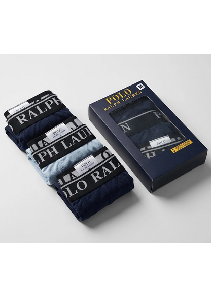 Ralp Lauren Branded Branded Men's Solid  Boxer (Pack of 3)