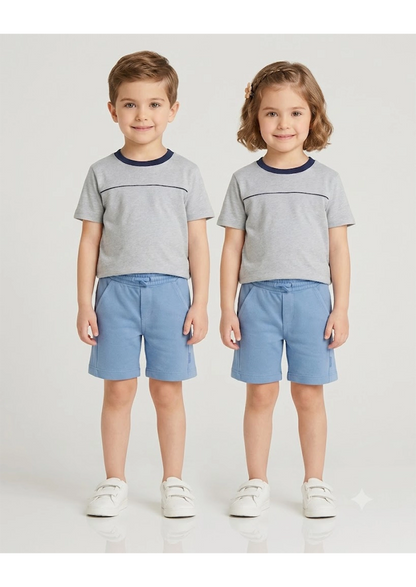 ZARRAA Boy's Premium Shorts Blue Color BST-17