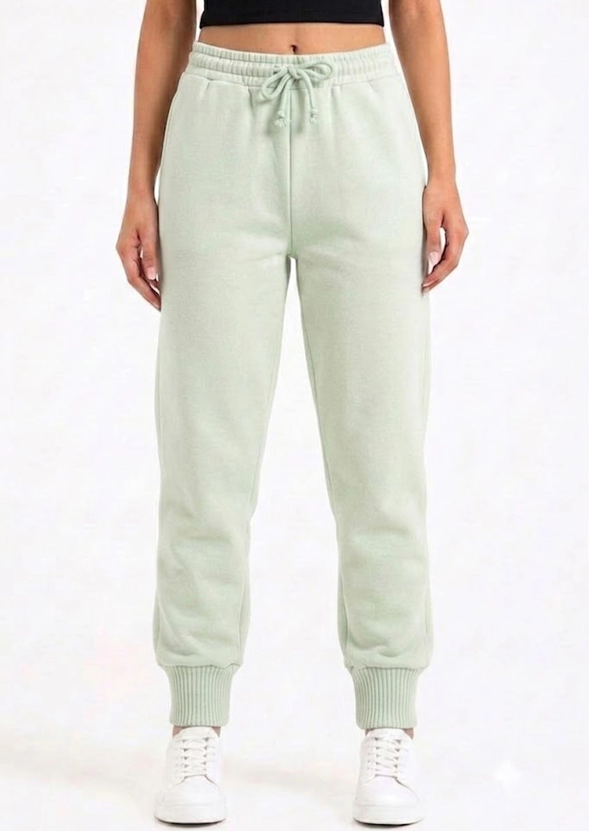 Alos Branded Women’s Thick Fleece Trouser – Sage WTR-06