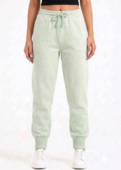 Alos Branded Women’s Thick Fleece Trouser – Sage WTR-06