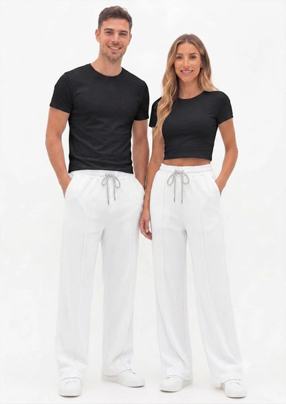 Bersk Branded Uni-Sex Trouser White Colour UT-43