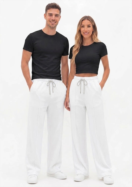 Bersk Branded Uni-Sex Trouser White Colour UT-43