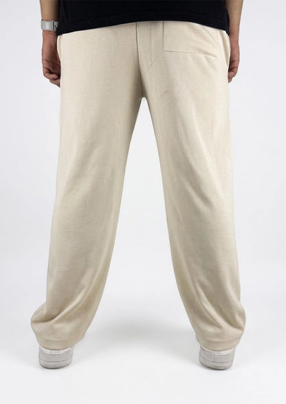 Bersk Branded Uni-Sex Trouser Cream Colour UT-44