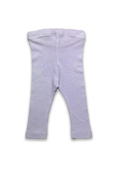 Branded Girl's Purple Ribbed  Tights GTD-21