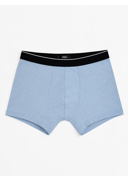 ZARRAA Branded Men's Solid Boxers (Pack of 3)