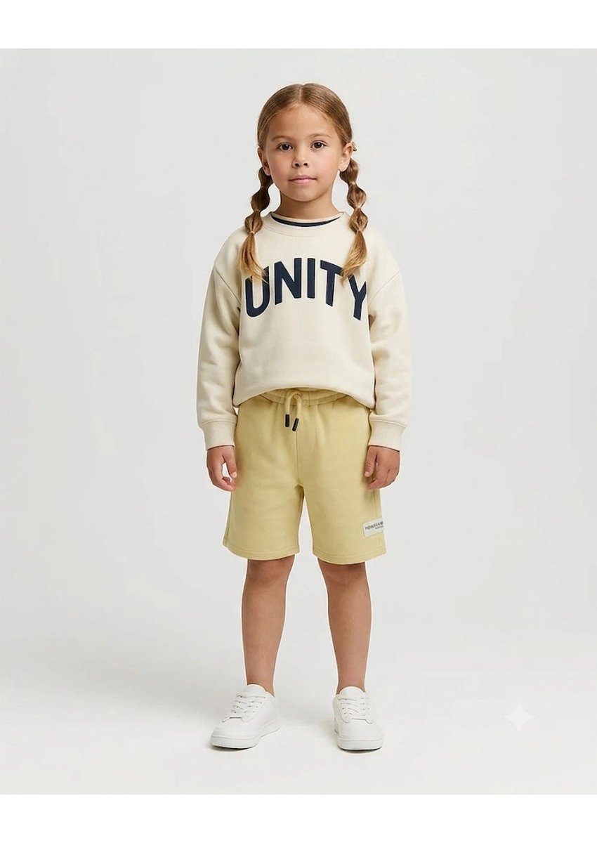 ZARRAA Boy's Premium Shorts Light Yellow Color BST-15