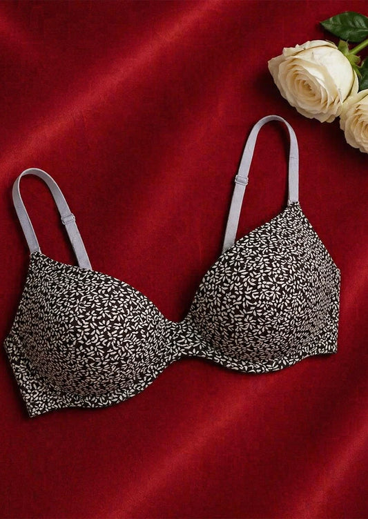Branded Women's Micro-Print Bra WBS-02