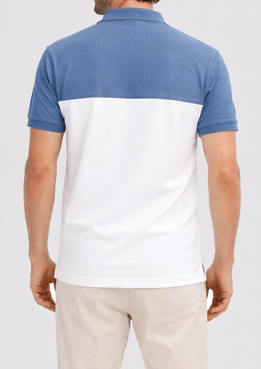 Spring Fld Branded Men’s Polo T-shirt – Steel Blue MPT-74