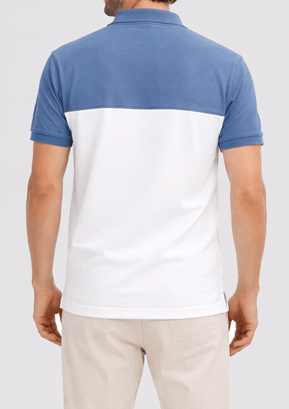 Spring Fld Branded Men’s Polo T-shirt – Steel Blue MPT-74