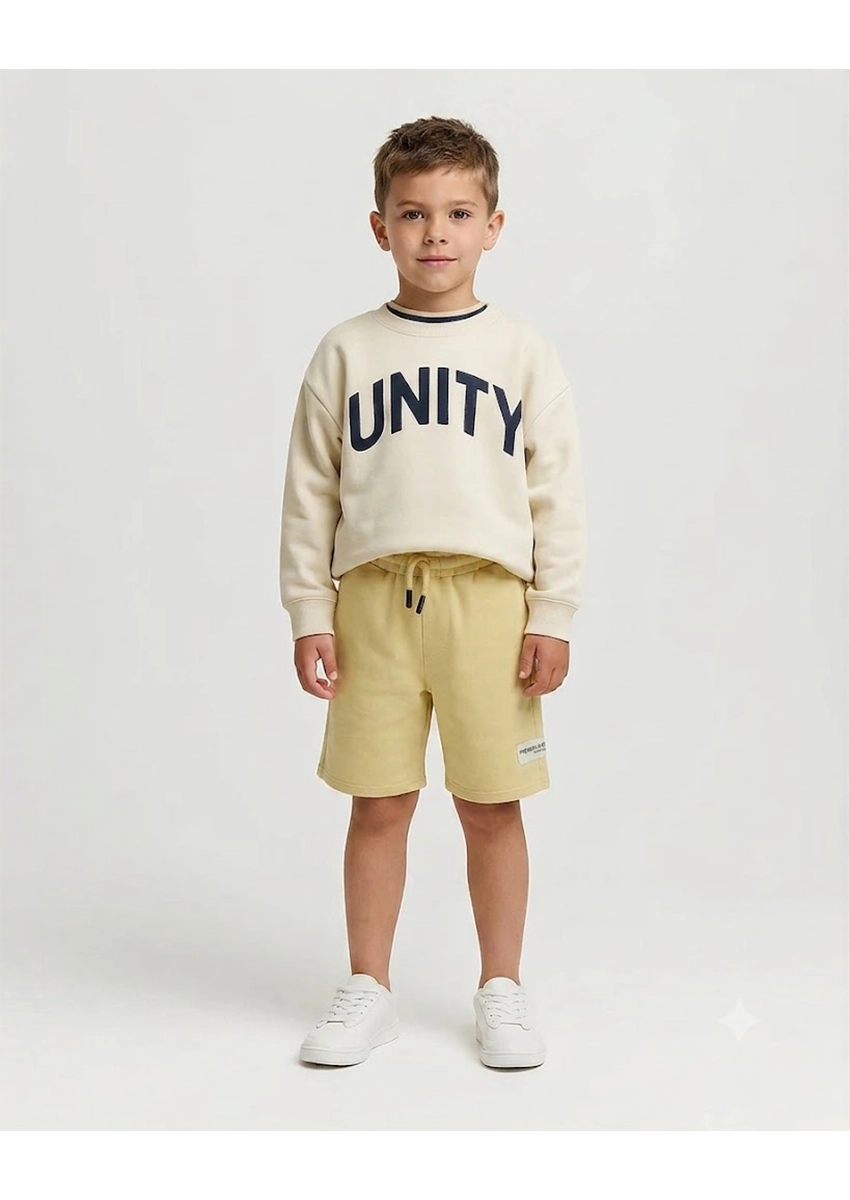 ZARRAA Boy's Premium Shorts Light Yellow Color BST-15