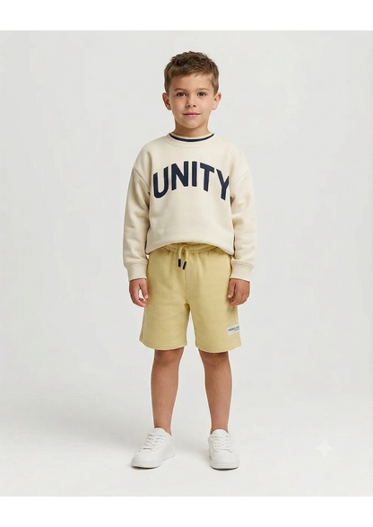 ZARRAA Boy's Premium Shorts Light Yellow Color BST-15