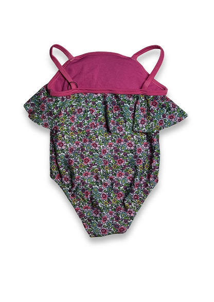 Branded Girls Floral Ruffle One-Piece Swimsuit GSS-01
