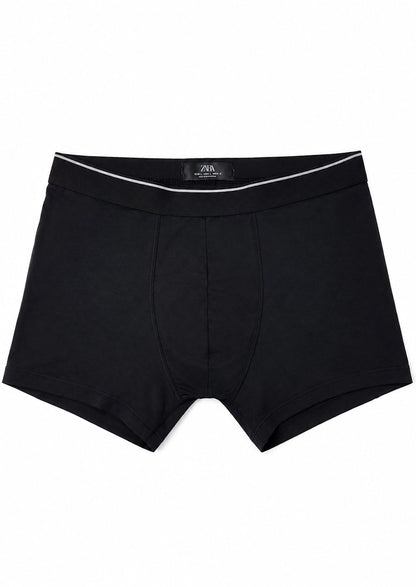 ZARRAA Branded Men's Solid Boxers (Pack of 3)