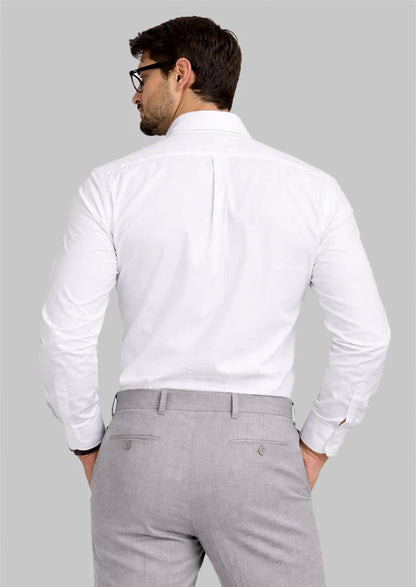 Pollo Branded Men's Slim Fit White Color Shirt MFS-12