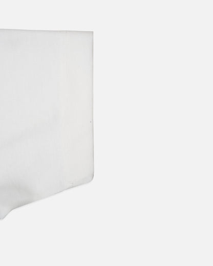 Pas Monaco Branded White Drop Shoulder Tee MT-14