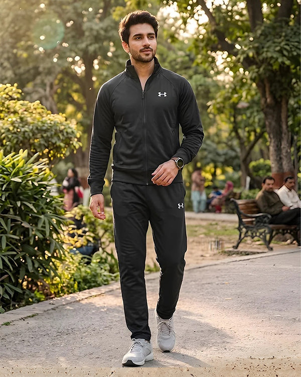 Under Armr Branded Grey Tracksuit Set UCS-07