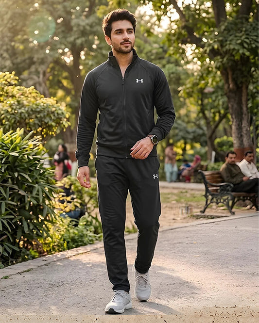Under Armr Branded Grey Tracksuit Set UCS-07