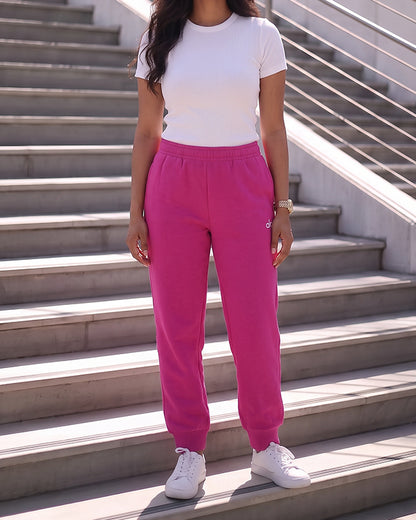 Alos Branded Women’s Thick Fleece Trouser – Hot Pink WTR-05