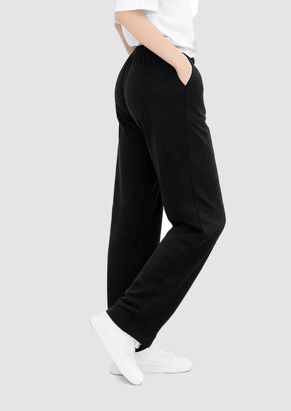 Younglay Branded Unisex Wide-Leg Trouser - Black UT-29