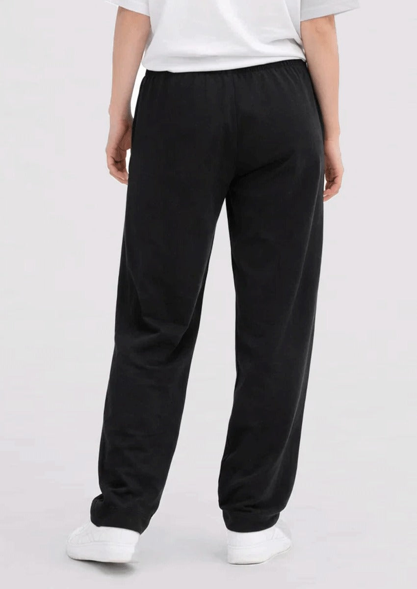 Younglay Branded Unisex Wide-Leg Trouser - Black UT-29