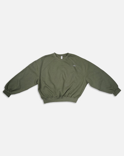 Alos Branded Essential Winter Fleece Co-Ord Set – Olive Green (Premium Export) WCS-19