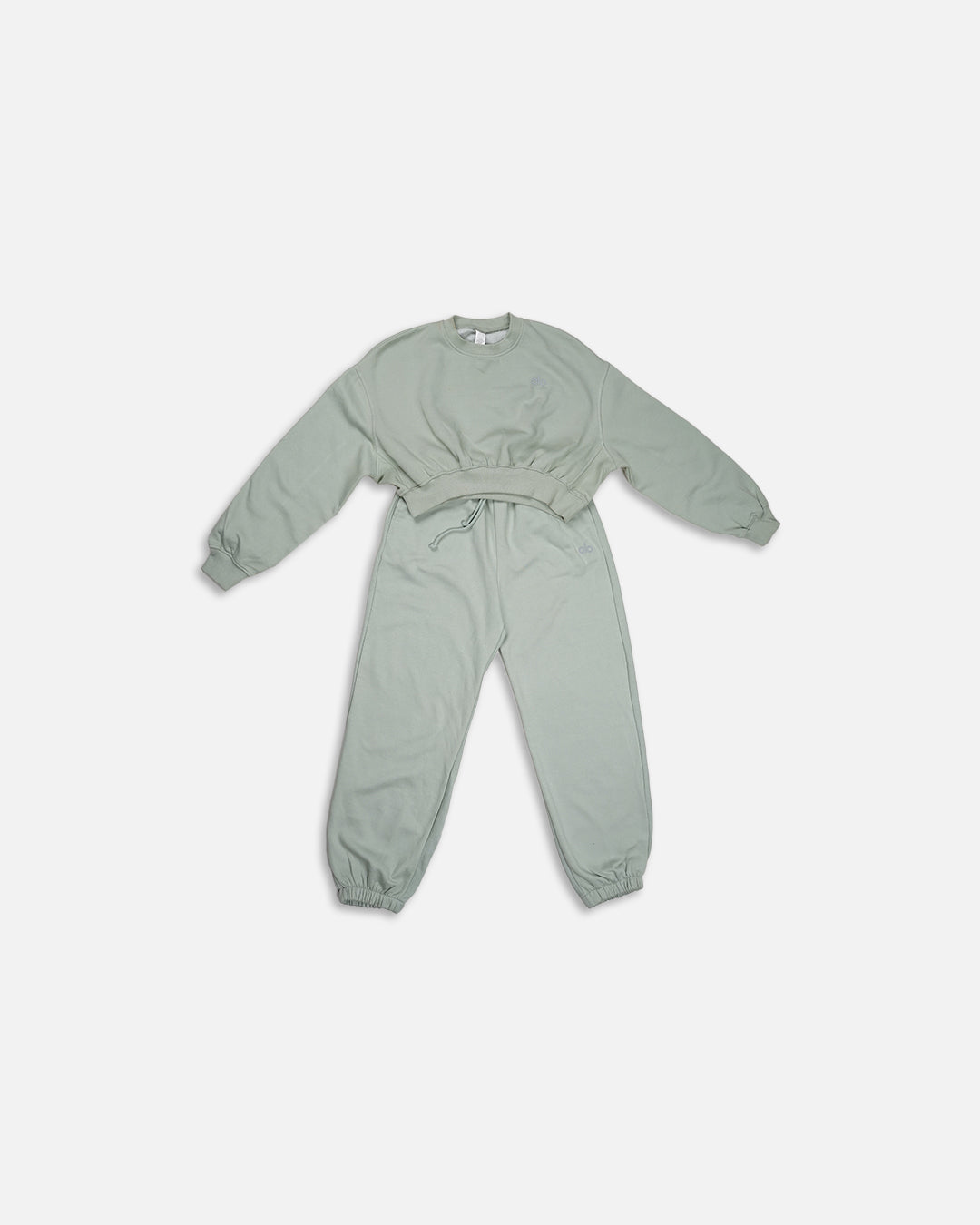 Alos Branded Essential Winter Fleece Co-Ord Set – Sage Green (Premium Export) WCS-23