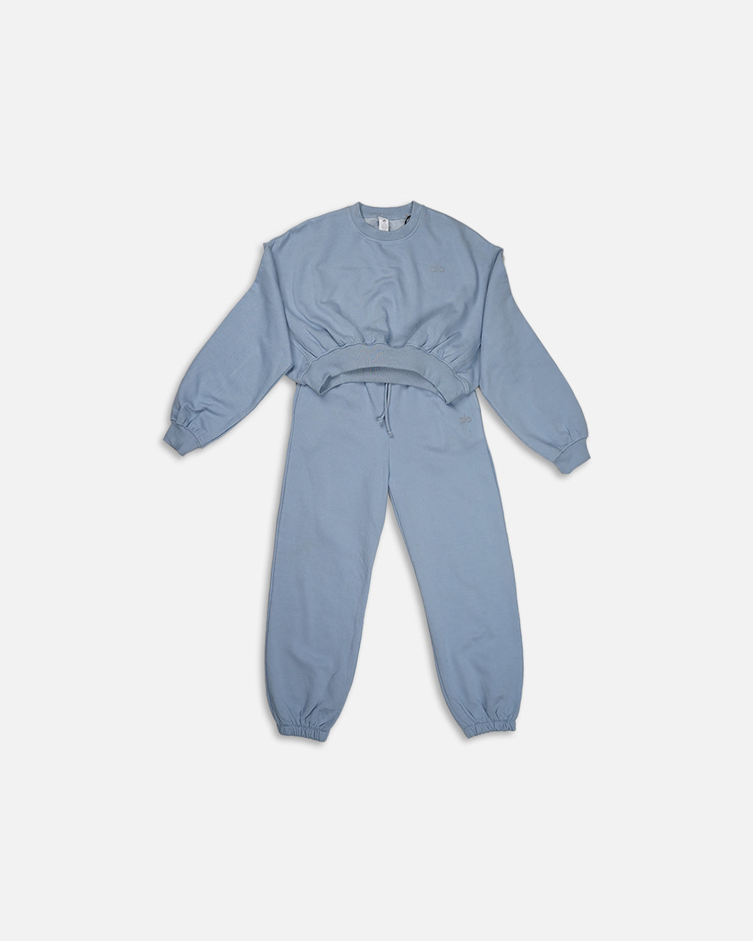 Alos Branded Essential Winter Fleece Co-Ord Set – Sky Blue (Premium Export) WCS-24