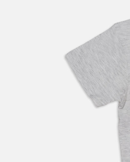 Women's Cropped Logo T-Shirt – Grey Marl WTT-16