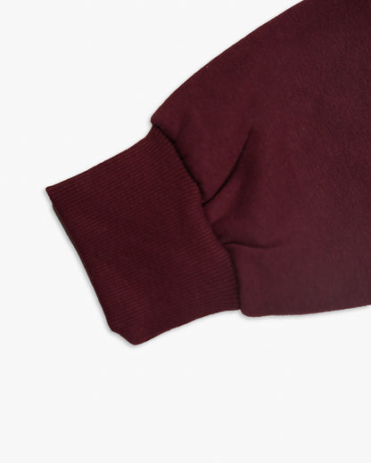 Teranovy Branded Women’s Cropped Hoodie – Maroon WHD-04