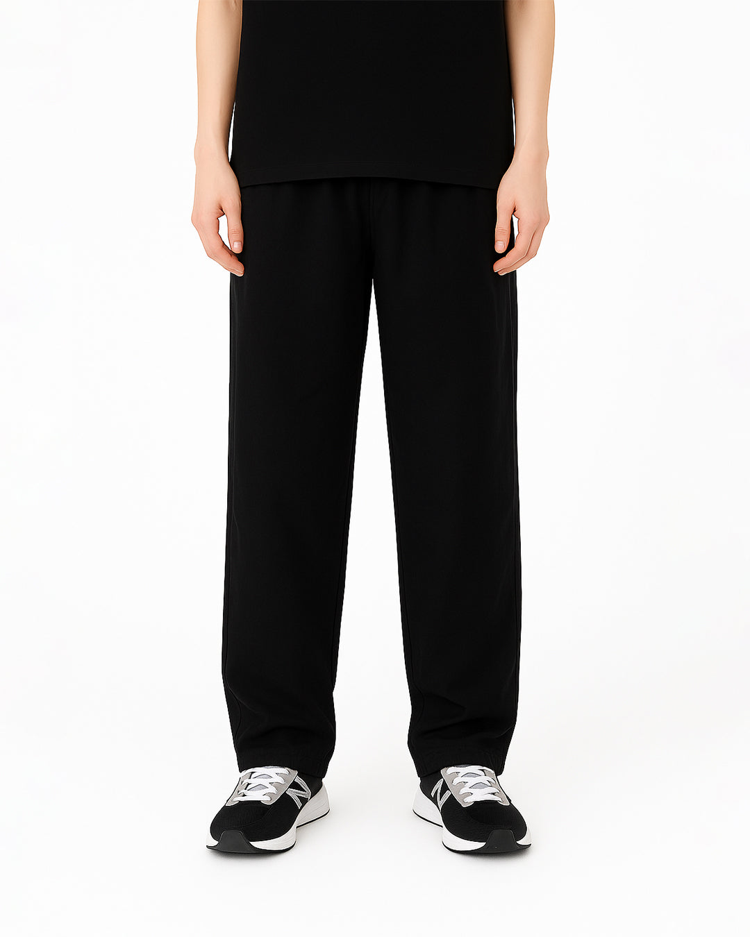 Spark Branded Unisex Wild leg Trouser Black Color Ut-17