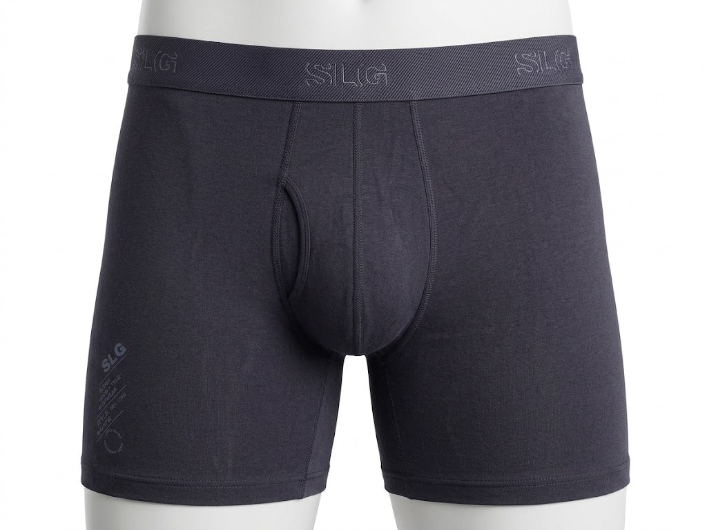 Sloggls Branded Men’s Prmium Boxer - Charcoal BR-15