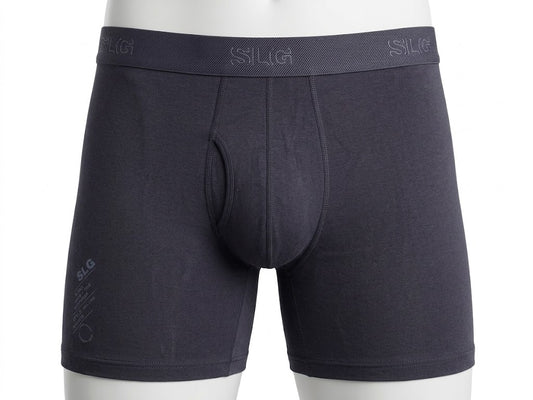Sloggls Branded Men’s Prmium Boxer - Charcoal BR-15