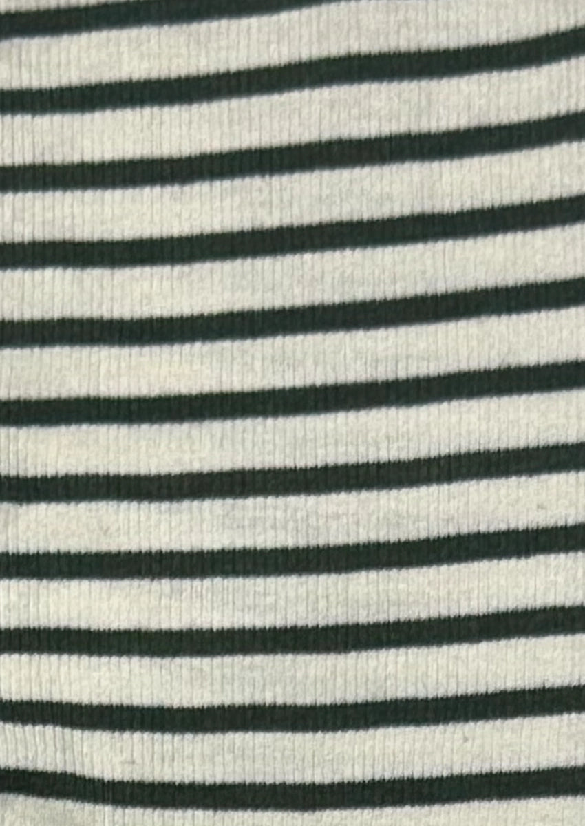 Branded Girl's Tides White Color with Dark Green stripes GTD-05