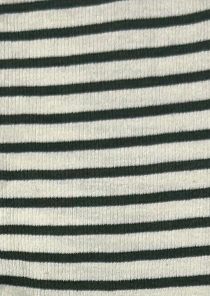 Branded Girl's Tides White Color with Dark Green stripes GTD-05