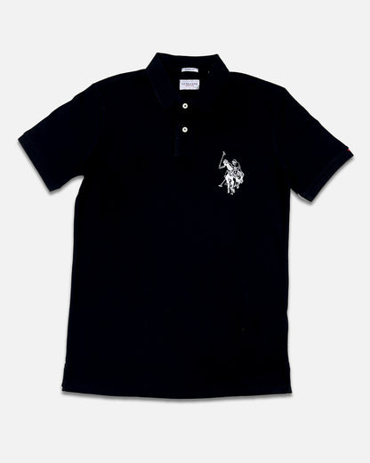 US Pollo Branded Men's Polo T-shirt Black Color MPT-23