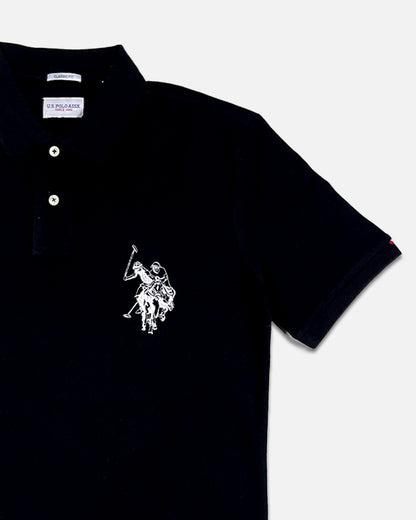 US Pollo Branded Men's Polo T-shirt Black Color MPT-23