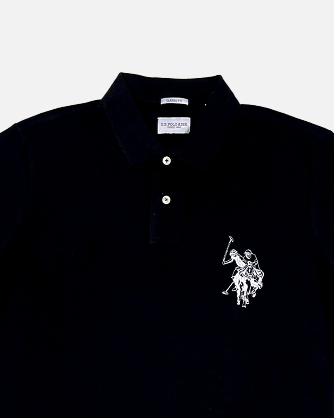 US Pollo Branded Men's Polo T-shirt Black Color MPT-23