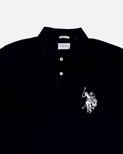 US Pollo Branded Men's Polo T-shirt Black Color MPT-23