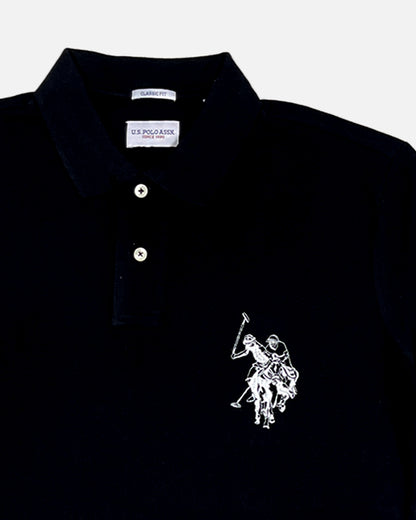 US Pollo Branded Men's Polo T-shirt Black Color MPT-23